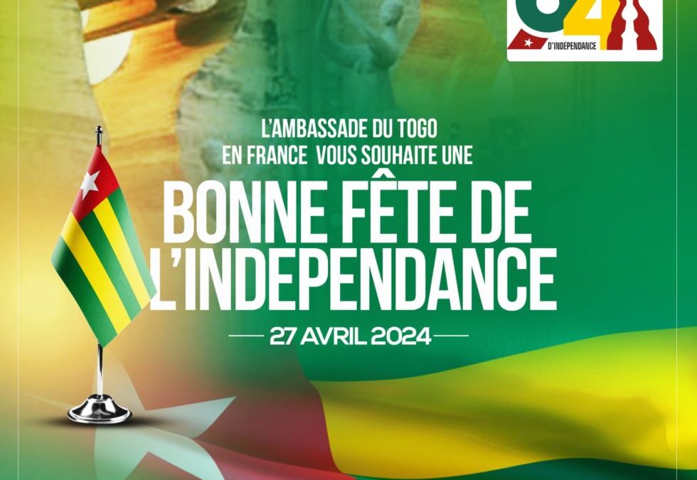 Bonne fête de l’indépendance du TOGO